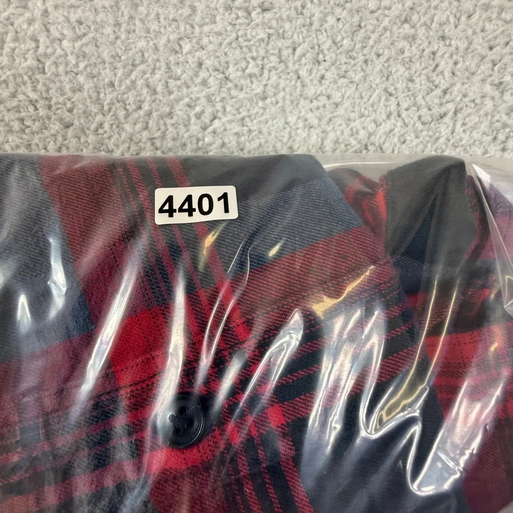 Banana Republic Luxe Flannel Grant Fit Mens Plaid Button‎ Up Shirt